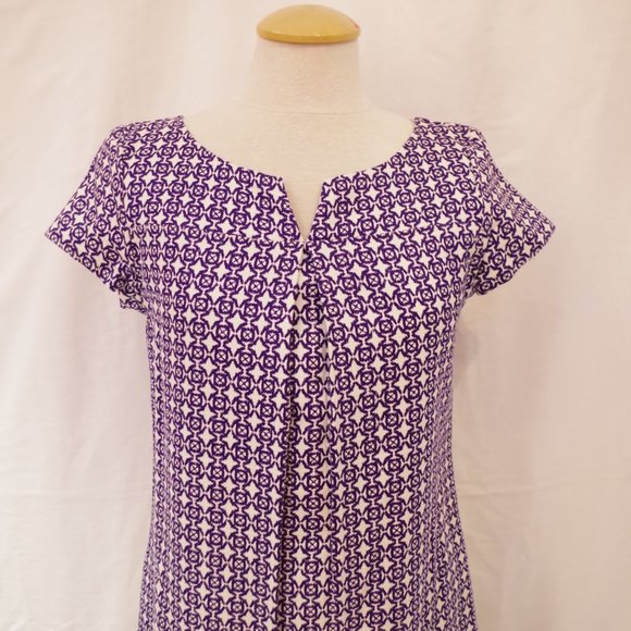 Joe Fresh Heavy Weave Cotton Shift Dress: Sz. 4 - Picture 3 of 6